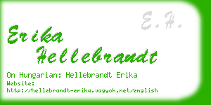 erika hellebrandt business card